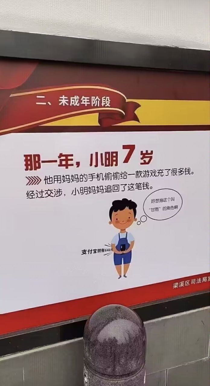 普法案例虚构角色