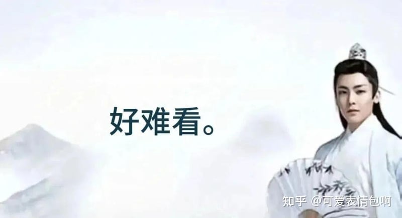 古风小生：好难看
